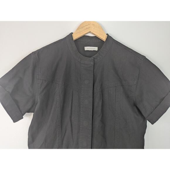 Outerknown Black Denim Short Sleeve Jumpsuit - Picture 5 of 10